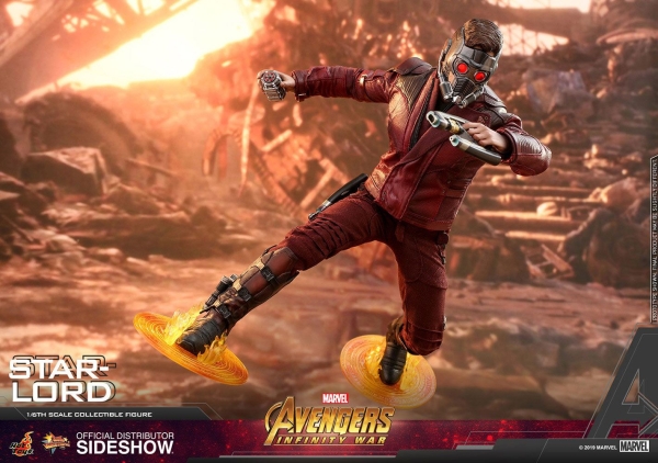 HOT TOYS | Avengers: Infinity War Movie Masterpiece Actionfigur 1/6 Star-Lord 31 cm