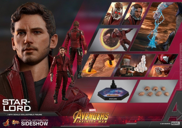 HOT TOYS | Avengers: Infinity War Movie Masterpiece Actionfigur 1/6 Star-Lord 31 cm