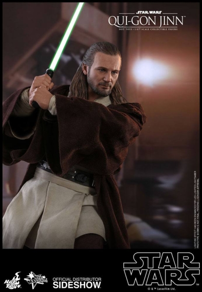 HOT TOYS | Star Wars Episode I Movie Masterpiece Actionfigur 1/6 Qui-Gon Jinn 32 cm