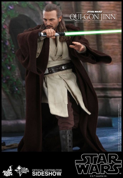 HOT TOYS | Star Wars Episode I Movie Masterpiece Actionfigur 1/6 Qui-Gon Jinn 32 cm