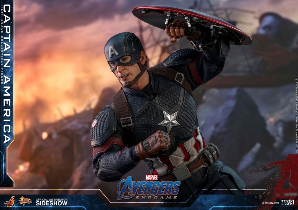 HOT TOYS | Avengers: Endgame Movie Masterpiece Actionfigur 1/6 Captain America 31 cm