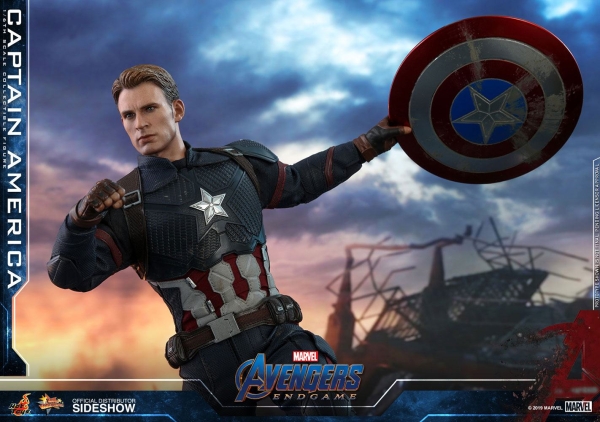 HOT TOYS | Avengers: Endgame Movie Masterpiece Actionfigur 1/6 Captain America 31 cm