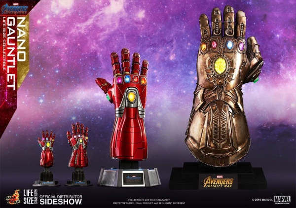 HOT TOYS | Avengers: Endgame Life-Size Masterpiece Replik 1/1 Nano Gauntlet 52 cm
