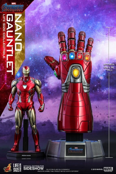 HOT TOYS | Avengers: Endgame Life-Size Masterpiece Replik 1/1 Nano Gauntlet 52 cm