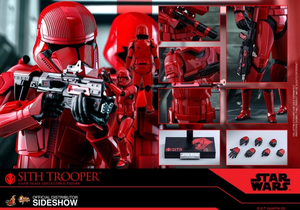 HOT TOYS | Star Wars Episode IX Movie Masterpiece Actionfigur 1/6 Sith Trooper 31 cm