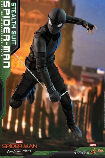 HOT TOYS | Spider-Man: Far From Home Movie Masterpiece Actionfigur 1/6 Spider-Man (Stealth Suit) 29 cm