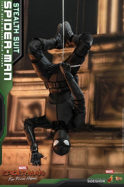 HOT TOYS | Spider-Man: Far From Home Movie Masterpiece Actionfigur 1/6 Spider-Man (Stealth Suit) 29 cm