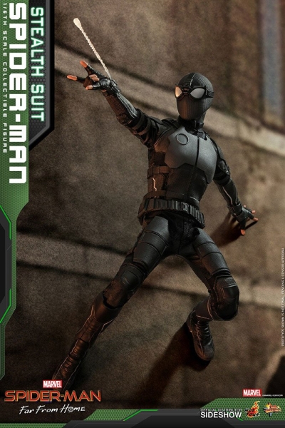 HOT TOYS | Spider-Man: Far From Home Movie Masterpiece Actionfigur 1/6 Spider-Man (Stealth Suit) 29 cm
