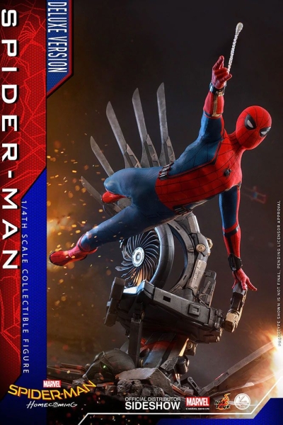 HOT TOYS | Spider-Man: Homecoming Quarter Scale Series Actionfigur 1/4 Spider-Man Deluxe Version 44 cm