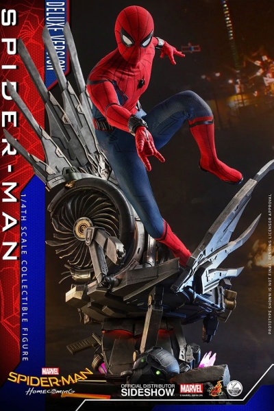 HOT TOYS | Spider-Man: Homecoming Quarter Scale Series Actionfigur 1/4 Spider-Man Deluxe Version 44 cm