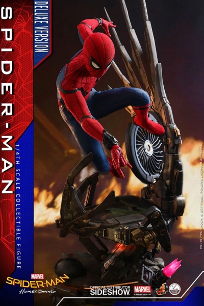 HOT TOYS | Spider-Man: Homecoming Quarter Scale Series Actionfigur 1/4 Spider-Man Deluxe Version 44 cm
