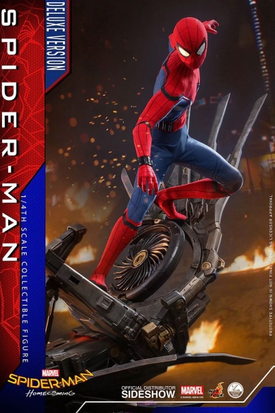 HOT TOYS | Spider-Man: Homecoming Quarter Scale Series Actionfigur 1/4 Spider-Man Deluxe Version 44 cm