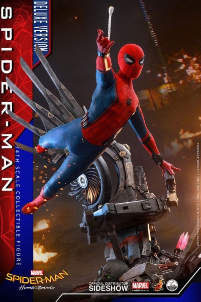 HOT TOYS | Spider-Man: Homecoming Quarter Scale Series Actionfigur 1/4 Spider-Man Deluxe Version 44 cm