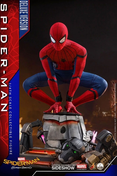 HOT TOYS | Spider-Man: Homecoming Quarter Scale Series Actionfigur 1/4 Spider-Man Deluxe Version 44 cm