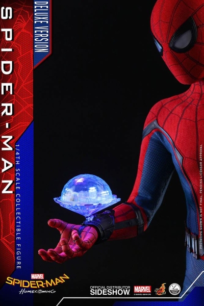 HOT TOYS | Spider-Man: Homecoming Quarter Scale Series Actionfigur 1/4 Spider-Man Deluxe Version 44 cm