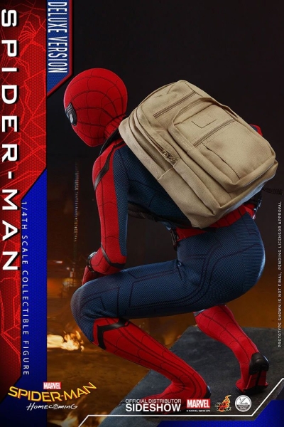 HOT TOYS | Spider-Man: Homecoming Quarter Scale Series Actionfigur 1/4 Spider-Man Deluxe Version 44 cm