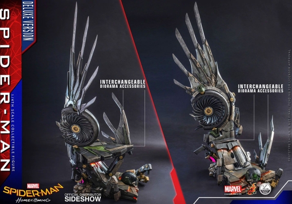 HOT TOYS | Spider-Man: Homecoming Quarter Scale Series Actionfigur 1/4 Spider-Man Deluxe Version 44 cm