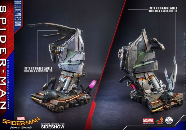 HOT TOYS | Spider-Man: Homecoming Quarter Scale Series Actionfigur 1/4 Spider-Man Deluxe Version 44 cm