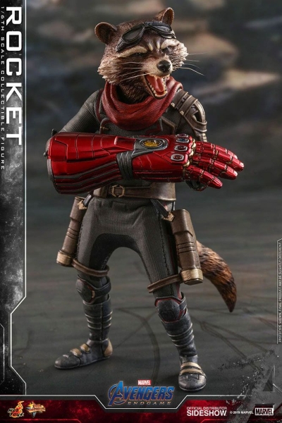 HOT TOYS | Avengers: Endgame Movie Masterpiece Actionfigur 1/6 Rocket 16 cm