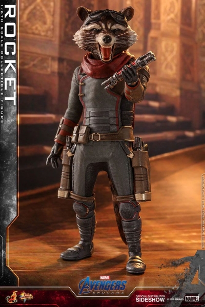HOT TOYS | Avengers: Endgame Movie Masterpiece Actionfigur 1/6 Rocket 16 cm