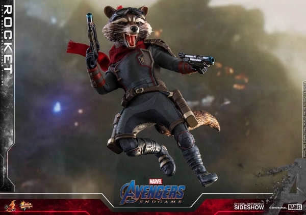 HOT TOYS | Avengers: Endgame Movie Masterpiece Actionfigur 1/6 Rocket 16 cm