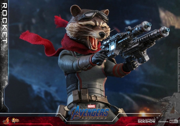HOT TOYS | Avengers: Endgame Movie Masterpiece Actionfigur 1/6 Rocket 16 cm