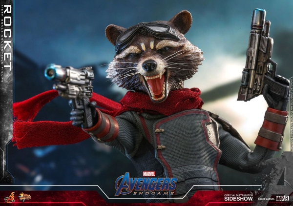 HOT TOYS | Avengers: Endgame Movie Masterpiece Actionfigur 1/6 Rocket 16 cm