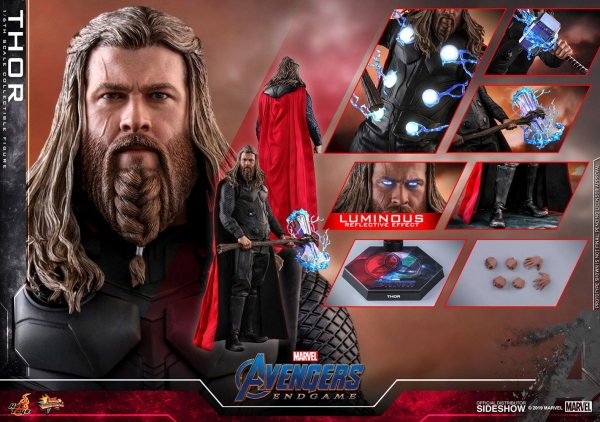 HOT TOYS | Avengers: Endgame Movie Masterpiece Actionfigur 1/6 Thor 32 cm