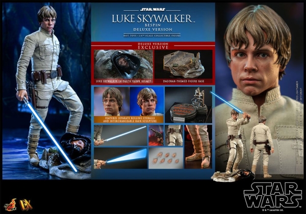 |HOT TOYS - Star Wars Episode V - 1/6 - Luke Skywalker Bespin - Deluxe Version