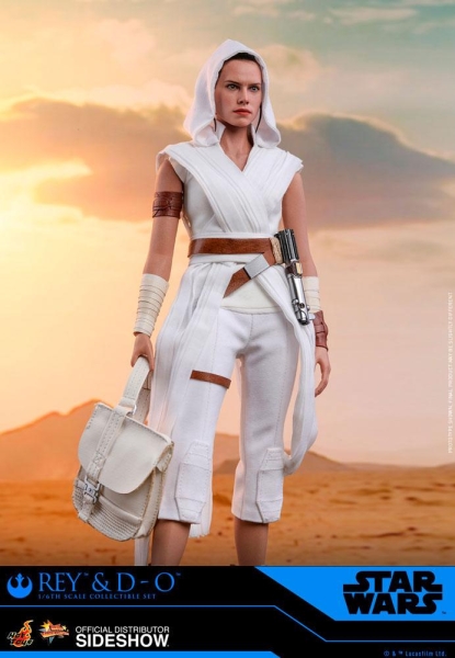 HOT TOYS | Star Wars Episode IX Movie Masterpiece Actionfiguren Doppelpack 1/6 Rey & D-O 28 cm