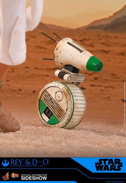 HOT TOYS | Star Wars Episode IX Movie Masterpiece Actionfiguren Doppelpack 1/6 Rey & D-O 28 cm
