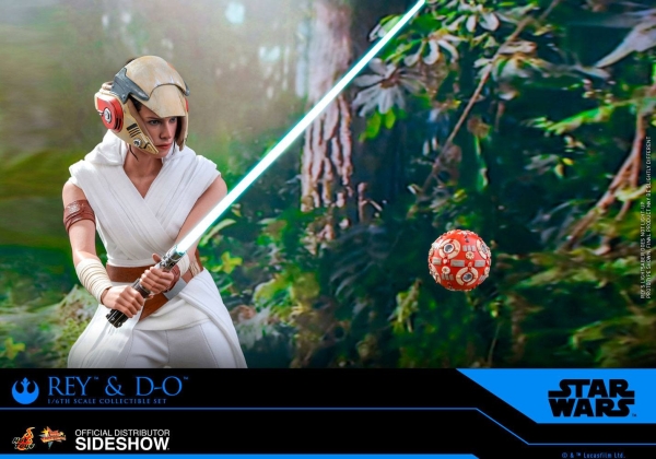 HOT TOYS | Star Wars Episode IX Movie Masterpiece Actionfiguren Doppelpack 1/6 Rey & D-O 28 cm