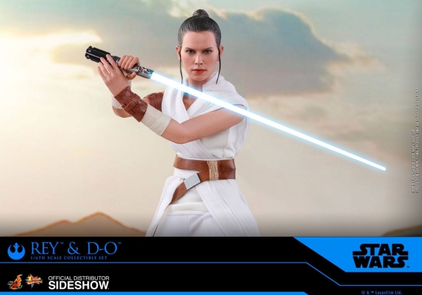 HOT TOYS | Star Wars Episode IX Movie Masterpiece Actionfiguren Doppelpack 1/6 Rey & D-O 28 cm