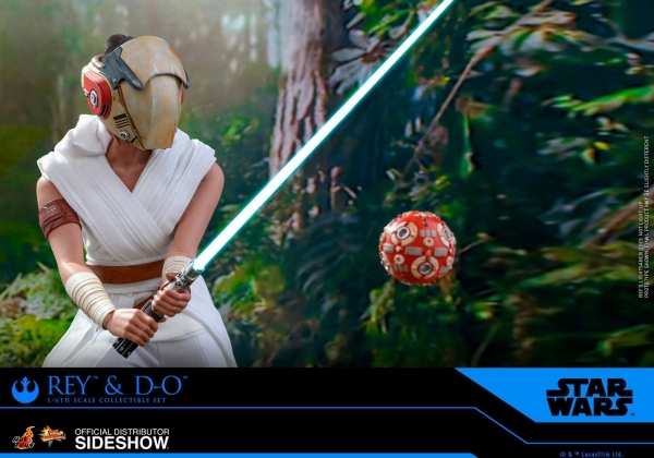HOT TOYS | Star Wars Episode IX Movie Masterpiece Actionfiguren Doppelpack 1/6 Rey & D-O 28 cm