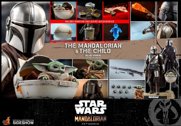 |HOT TOYS - Star Wars The Mandalorian Actionfiguren Doppelpack 1/6 The Mandalorian & The Child Deluxe