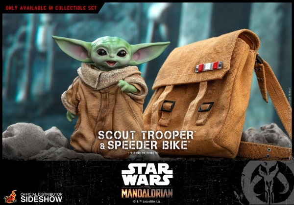 |HOT TOYS - Star Wars - The Mandalorian - Scout Trooper & Speeder Bike