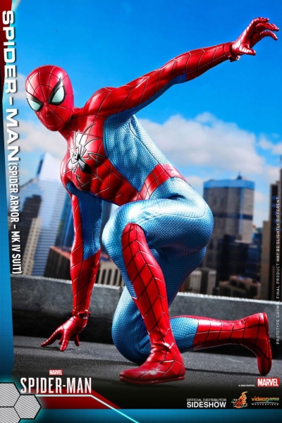 HOT TOYS Spider-Man mit Spider Armor MK IV Suit