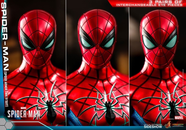HOT TOYS Spider-Man mit Spider Armor MK IV Suit