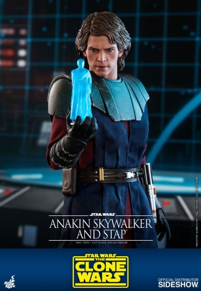 |HOT TOYS - Star Wars The Clone Wars- Anakin Skywalker & STAP