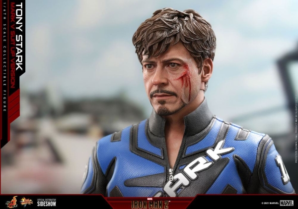 |HOT TOYS - Iron Man 2 - Tony Stark (Mark V Suit Up Version)