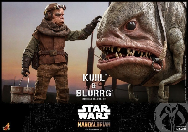 |HOT TOYS -  The Mandalorian - Kuiil & Blurrg