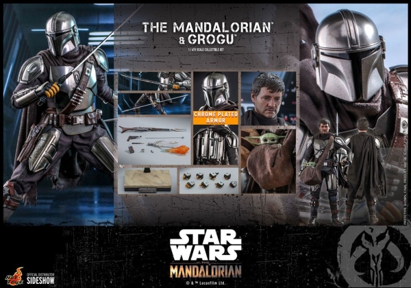 |HOT TOYS - Star Wars - The Mandalorian - The Mandalorian & Grogu