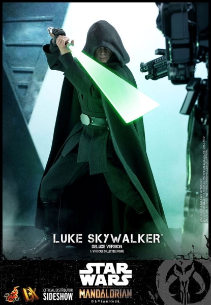 |HOT TOYS -  The Mandalorian - Luke Skywalker (Deluxe Version)