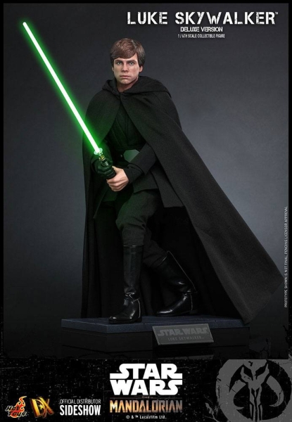 |HOT TOYS -  The Mandalorian - Luke Skywalker (Deluxe Version)