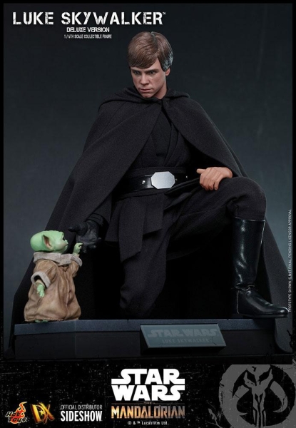 |HOT TOYS -  The Mandalorian - Luke Skywalker (Deluxe Version)
