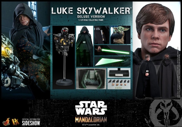 |HOT TOYS -  The Mandalorian - Luke Skywalker (Deluxe Version)