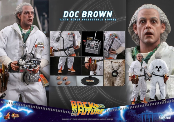 |HOT TOYS - Zurück in die Zukunft - Doc Brown