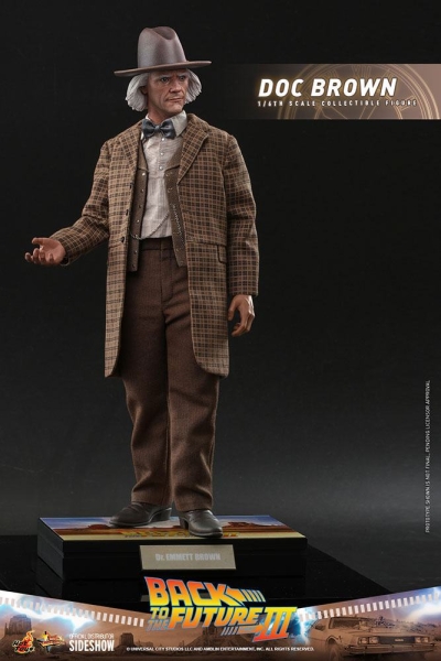 |HOT TOYS - Zurück in die Zukunft III - Doc Brown