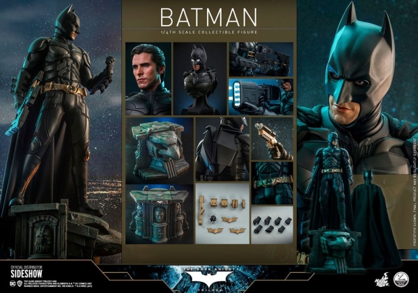 |HOT TOYS - The Dark Knight Trilogy - Quarter Scale Series - 1/4 Batman