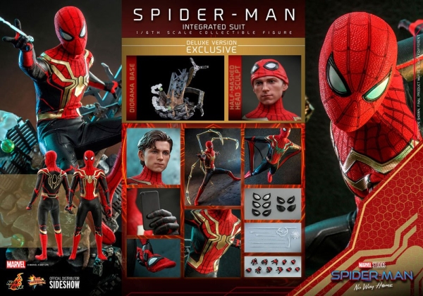 |HOT TOYS - Spider-Man: No Way Home -  Spider-Man - Integrated Suit -  Deluxe